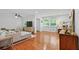 Cozy living room with hardwood floors, abundant natural light, and stylish furnishings at 2110 Argyle Se Dr, Smyrna, GA 30080