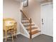 A cozy staircase with carpeted steps at 2719 Cravey Ne Dr, Atlanta, GA 30345