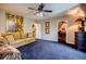Comfortable bedroom with carpet, couch and natural light at 5318 Brooke Farm Dr, Dunwoody, GA 30338