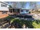 Charming home with brick and siding exterior, complemented by a landscaped front yard and stone retaining wall at 6225 Pebble Dr, Douglasville, GA 30135