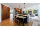 Spacious kitchen with island seating, flowing into a bright living area at 265 Dogwood Walk Ln, Norcross, GA 30071