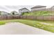 Spacious backyard with a well-maintained lawn and a wooden fence, perfect for outdoor activities at 4650 Silver Meadow Dr, Buford, GA 30519