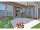 Backyard featuring patio and easy-to-maintain landscaping at 1929 Brightleaf Way, Marietta, GA 30060