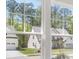 View from window of neighborhood with single-Gathering homes and green trees at 22 Foothills Trl, Sharpsburg, GA 30277
