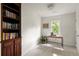 Bright office space with built-in bookshelf and natural light at 320 Kirk Rd, Decatur, GA 30030