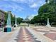Public park featuring art installations, the covered gazebo, and many mature shade trees at 320 Kirk Rd, Decatur, GA 30030
