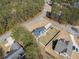 An aerial view showcases a spacious, fenced backyard and proximity to neighborhood amenities at 8007 Wishaw Ct, Winston, GA 30187