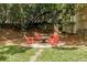Outdoor fire pit area with seating for gatherings at 2230 Peachtree Ne Rd # A-3, Atlanta, GA 30309