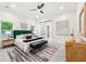 Serene main bedroom suite with bright light, neutral tones and a stylish, modern barn door at 6054 Heritage Se Way, Mableton, GA 30126