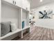 Well-organized mudroom with custom built-ins and convenient bench seating at 6054 Heritage Se Way, Mableton, GA 30126