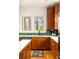 Stylish kitchen showcasing custom wood cabinets, subway tile backsplash, and modern appliances at 629 Hansell Se St, Atlanta, GA 30312