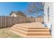 Wooden back deck with multi-level design offers ample space at 1303 Hill Se St, Atlanta, GA 30315
