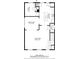 Layout featuring a kitchen, living room, dining room, office, and bath on the main floor of this home at 1303 Hill Se St, Atlanta, GA 30315