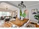 Elegant dining room with hardwood floors and modern lighting at 32 Howell Se St, Atlanta, GA 30312