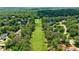 Aerial view of a golf course community with lush greenery and beautiful homes at 1021 Wetherby Way, Alpharetta, GA 30022