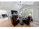 Spacious living room with vaulted ceilings, modern decor, and lots of natural light at 1021 Wetherby Way, Alpharetta, GA 30022