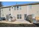 Backyard view featuring a private patio and fenced yard perfect for outdoor entertaining at 1954 Durwood Ln, Duluth, GA 30096