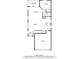 Detailed first floor layout with living, dining, and kitchen spaces and a garage at 3255 Morgan Rd, Buford, GA 30519