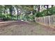 View of a large backyard featuring partial fencing at 3284 Salem Se Ln, Conyers, GA 30013