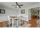Traditional dining room with hardwood floors, and contemporary decor at 654 Euharlee Five Forks Rd, Kingston, GA 30145