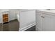 Bathroom features wainscoting and a built-in vanity at 175 River Run, Roswell, GA 30075