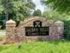 Stone entrance sign for Indian Hills Country Club at 351 Ridgewater Dr, Marietta, GA 30068