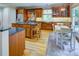 Well-equipped kitchen with a central island, stainless steel appliances, and breakfast area at 1043 Elizabeth Ne Ct, Atlanta, GA 30306
