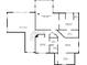 Detailed floor plan showing the layout of the second level, including bedrooms, bathrooms and walk-in-closets at 2485 Millwater Xing, Dacula, GA 30019