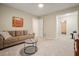 Bedroom featuring neutral walls, carpet, and open door way leading to more rooms at 3267 Standing Peachtree Nw Trl, Kennesaw, GA 30152