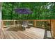 A full view of the spacious, outdoor patio seating area at 3267 Standing Peachtree Nw Trl, Kennesaw, GA 30152