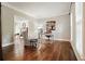 Spacious office with hardwood floors, neutral walls, and views into other rooms at 3267 Standing Peachtree Nw Trl, Kennesaw, GA 30152
