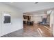 Open concept basement with a kitchen, an entertainment area, and doors to the exterior at 4240 Summer Breeze Way, Buford, GA 30518