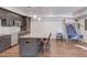 Stylish kitchen with gray cabinets, stainless appliances, and granite countertops at 4240 Summer Breeze Way, Buford, GA 30518