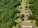 A lush, green neighborhood seen from above with tree-covered yards and houses dotting the landscape at 90 Cypress Dr, Covington, GA 30016