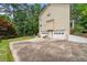 Exterior of the house with the garage doors and backyard at , Marietta, GA 30064