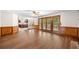 Spacious living room with hardwood floors and backyard views at , Marietta, GA 30064