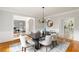 Formal dining room with wood floors and an open layout at 130 Robin Rd, Marietta, GA 30067