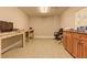 Versatile basement room with built-in cabinets and counter space at 103 Old Avery Dr, Canton, GA 30115