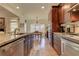 Gourmet kitchen with stainless appliances, custom cabinetry, and breakfast nook at 103 Old Avery Dr, Canton, GA 30115