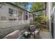 Cozy patio with outdoor seating surrounded by landscaping, offering a relaxing outdoor space at 195 Arizona Ave # 179, Atlanta, GA 30307