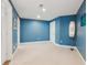 Finished basement with plush carpet, neutral walls, and ample space for recreation and relaxation at 1316 Wind Chime Ct, Lawrenceville, GA 30045