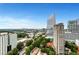 Stunning city view from condo overlooking local skyscrapers and lush tree lined streets at 3324 Peachtree Ne Rd # 2004, Atlanta, GA 30326