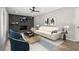 Comfortable living room with a stone fireplace and stylish decor at 5427 Fieldgreen Dr, Stone Mountain, GA 30088