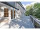 Spacious outdoor deck perfect for entertaining with access from the home's interior at 5143 Meadowlake Ln, Dunwoody, GA 30338