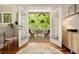 View to the balcony, with seating, accessed by French doors from the sitting area at 1126 Francis Ne St, Atlanta, GA 30319