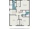 Second floor plan with primary bedroom with WIC, bathroom, laundry, and additional bedrooms at 1126 Francis Ne St, Atlanta, GA 30319