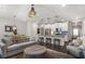 Open-concept living area seamlessly connecting the living room to the kitchen for easy entertaining and socializing at 408 Niles Ct, Marietta, GA 30060