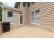 Spacious wood deck extending off the home's exterior, offering ample outdoor living at 4004 Charrwood Trce, Marietta, GA 30062
