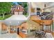 Charming two-story brick home with a manicured lawn and a two-car garage at 1085 Highland Crest Ct, Mableton, GA 30126