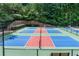 Outdoor tennis courts with new lines and nets, inviting players for friendly matches and exercise at 1085 Highland Crest Ct, Mableton, GA 30126